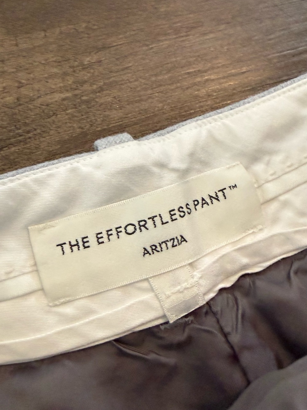 Aritzia The Effortless Pant Re(fined) Heather Chrome Size 8